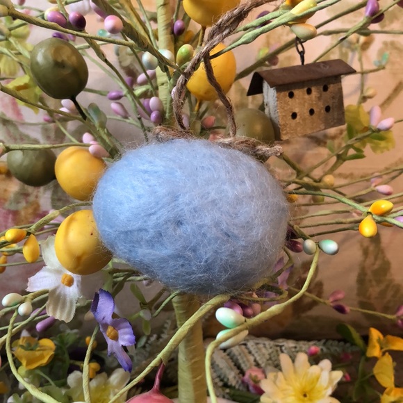 Handmade needle felted Easter egg spring sheep ornament collectable decoration - Picture 6 of 8